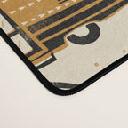 Little Camper - Cream, black, and gold Desk Mat Gallery Image 4