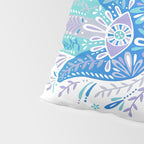 Hamsa Hand - Blue & Turquoise Palette Pillow Sham Gallery Image 4
