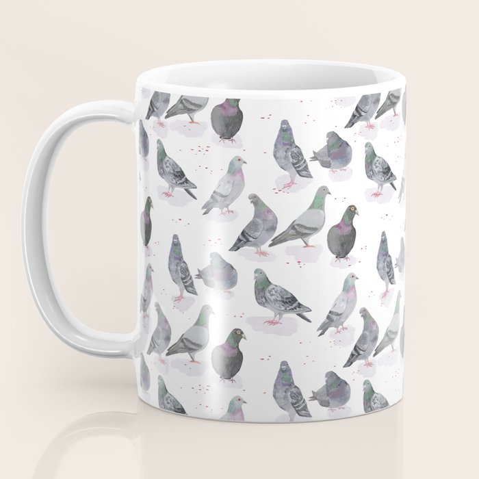 Pigeon Party Coffee Mug Gallery Image 3