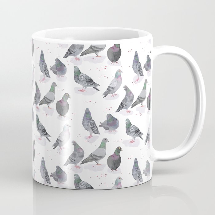 Pigeon Party Coffee Mug Gallery Image 1