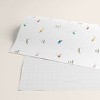 Mountain Skiers Pattern Wrapping Paper Gallery Image 2