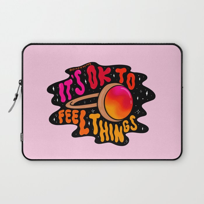 It's Ok to Feel Things Laptop Sleeve Gallery Image 1