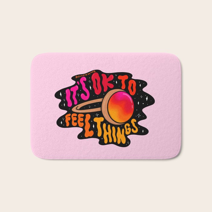 It's Ok to Feel Things Bath Mat Gallery Image 1