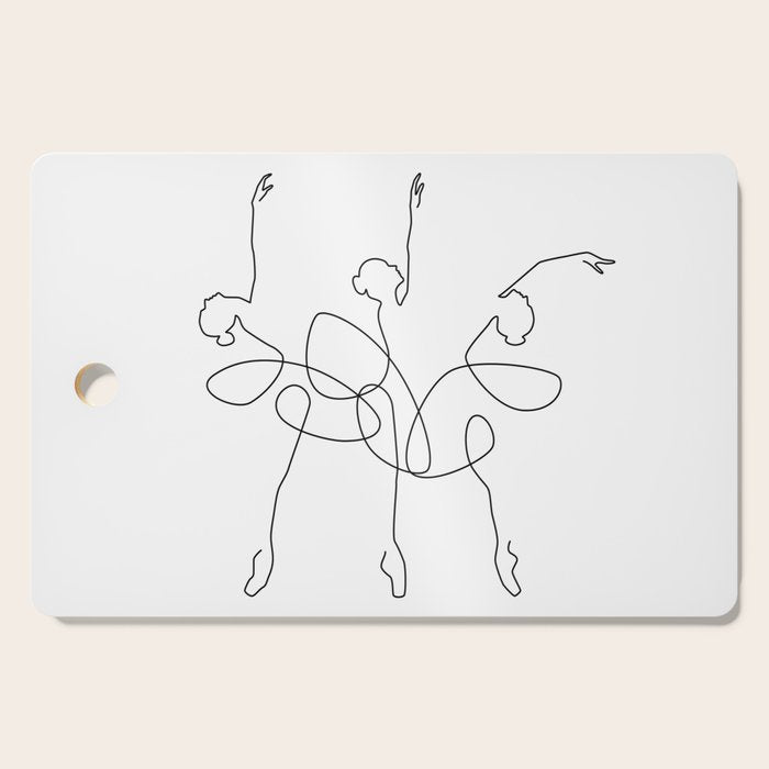 Ballet x 3 Cutting Board Gallery Image 1
