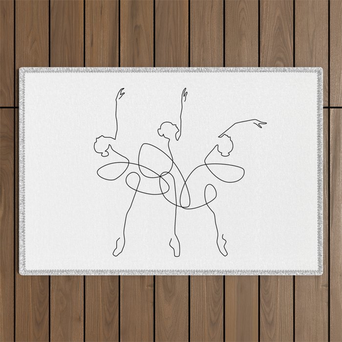 Ballet x 3 Outdoor Rug