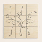 Ballet x 3 Wood Wall Art Gallery Image 1