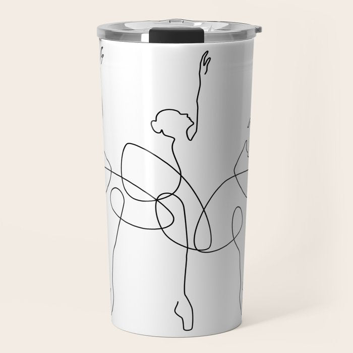 Ballet x 3 Travel Mug Gallery Image 1