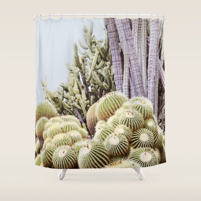 Cactus Garden #2 Shower Curtain Gallery Image 1