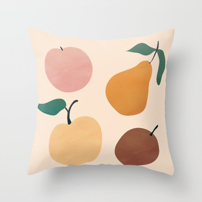 Four Fruit Throw Pillow Gallery Image 6