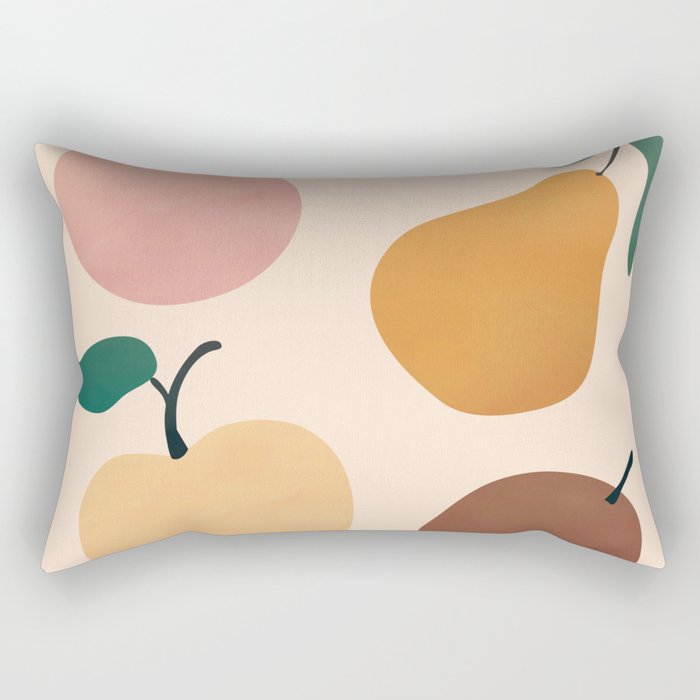 Four Fruit Rectangular Pillow Gallery Image 1