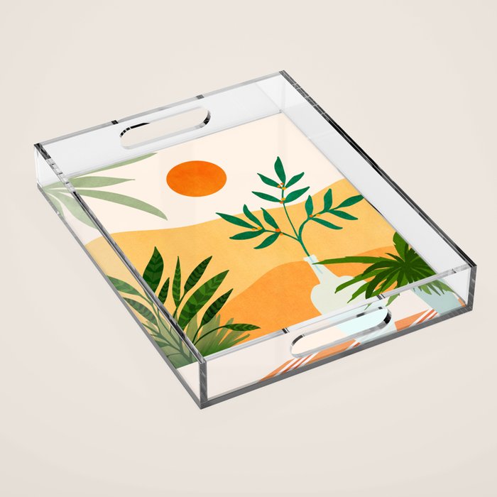 California Sunset Views Acrylic Tray Gallery Image 1