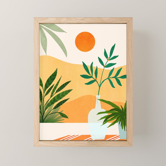 California Sunset Views Mini Art Print Gallery Image 1