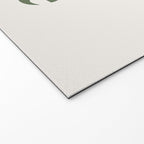 Rise And Shine Muted Green On Cream Welcome Mat Gallery Image 2