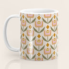 Retro Tulip Bloom - Mid Century Modern Floral Coffee Mug Gallery Image 3