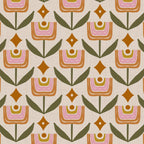 Retro Tulip Bloom - Mid Century Modern Floral Coffee Mug Gallery Image 2