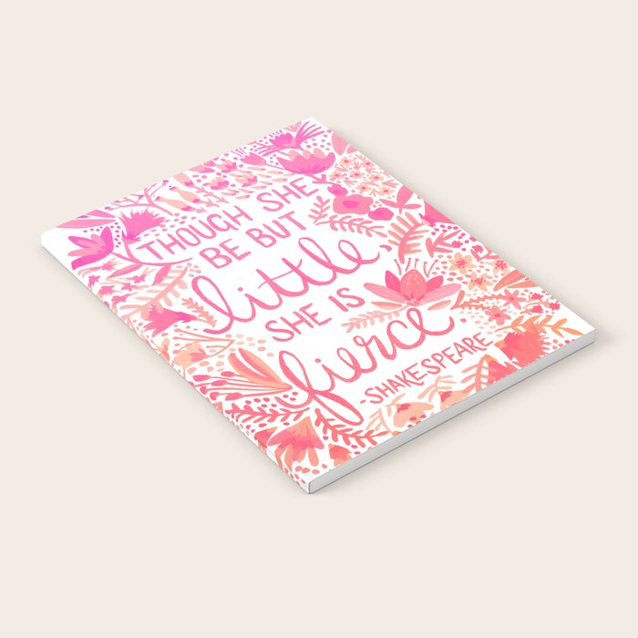 Little & Fierce â Pink OmbrÃ© Notebook Gallery Image 1