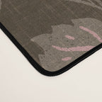 Moth Floral - Brown Desk Mat Gallery Image 4