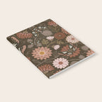 Moth Floral - Brown Notebook Gallery Image 2