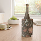 Moth Floral - Brown Wine Chiller Gallery Image 4