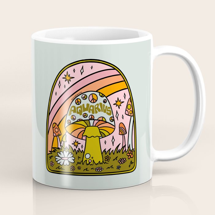 Aquarius Mushroom Coffee Mug Gallery Image 1