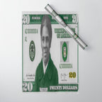 Proposed African American Icon Harriet Tubman Single U.S. Mint 20 Dollar bill Wrapping Paper Gallery Image 1