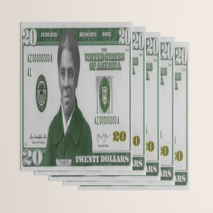 Proposed African American Icon Harriet Tubman Single U.S. Mint 20 Dollar bill Wrapping Paper Gallery Image 3