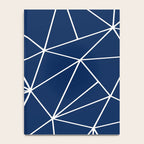 Triangle Geometric Art,  Navy Blue, Pieces Art Notebook Gallery Image 4