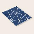 Triangle Geometric Art,  Navy Blue, Pieces Art Notebook Gallery Image 2