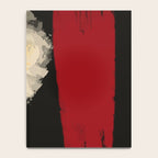 Zen abstract minimal red yellow and black Notebook Gallery Image 4