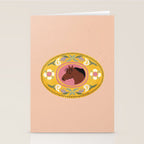 Cowgirl Belt Buckle Stationery Card Gallery Image 2