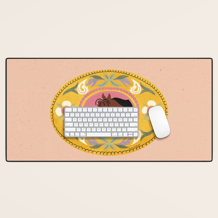 Cowgirl Belt Buckle Desk Mat Gallery Image 1
