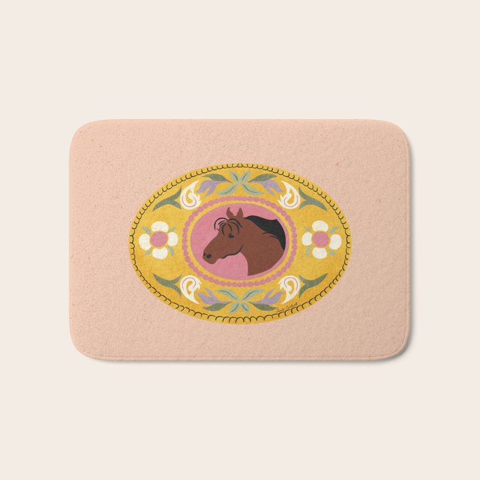 Cowgirl Belt Buckle Bath Mat Gallery Image 1