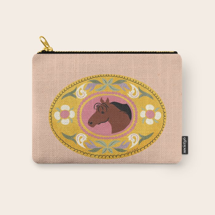 Cowgirl Belt Buckle Carry All Pouch Gallery Image 1