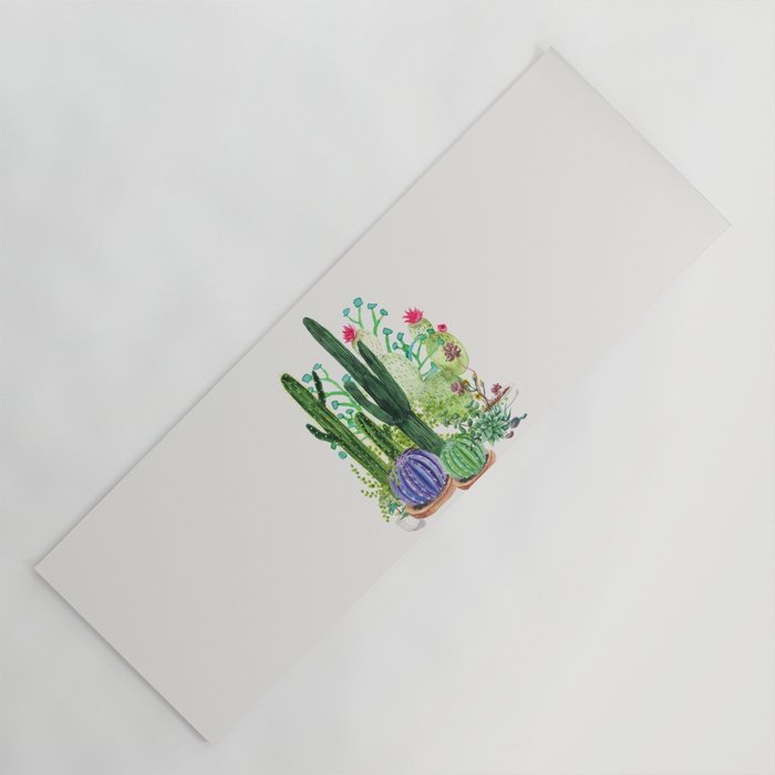 Cactus Garden Yoga Mat Gallery Image 1