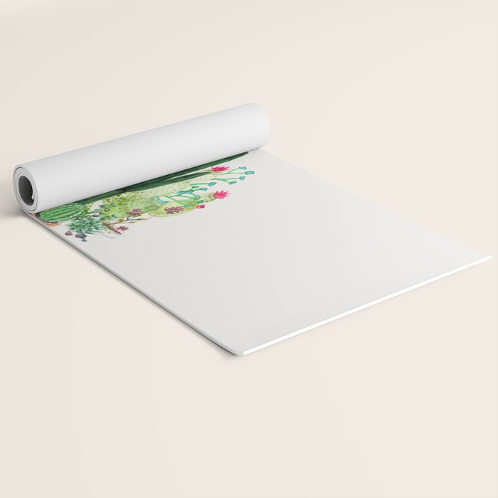 Cactus Garden Yoga Mat Gallery Image 2