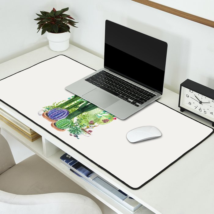 Cactus Garden Desk Mat Gallery Image 2