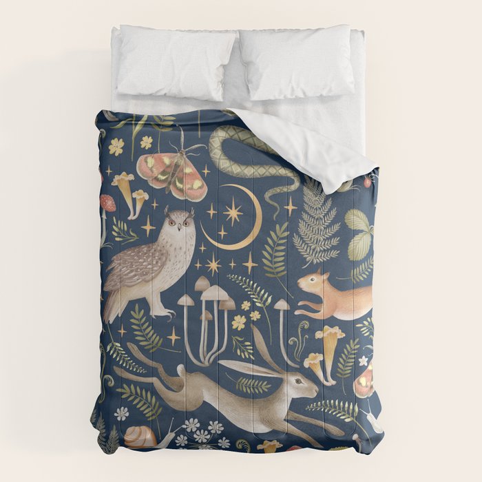 Enchanted Magical Midnight Forest Comforter Gallery Image 6