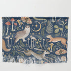 Enchanted Magical Midnight Forest Wall Hanging Gallery Image 1