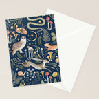 Enchanted Magical Midnight Forest Stationery Card Gallery Image 2