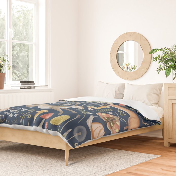 Enchanted Magical Midnight Forest Duvet Cover Gallery Image 2