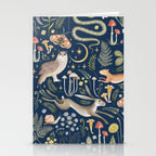 Enchanted Magical Midnight Forest Stationery Card Gallery Image 2