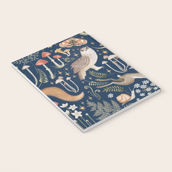 Enchanted Magical Midnight Forest Notebook Gallery Image 3