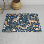 Enchanted Magical Midnight Forest Rug Gallery Image 1