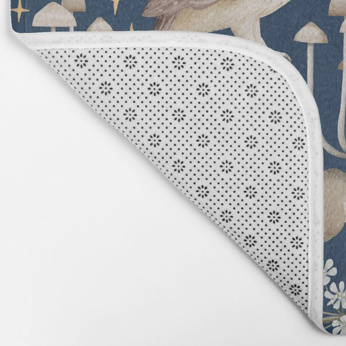 Enchanted Magical Midnight Forest Bath Mat Gallery Image 2