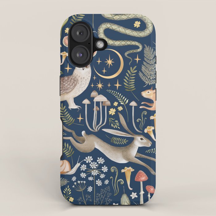 Enchanted Magical Midnight Forest iPhone Case Gallery Image 1