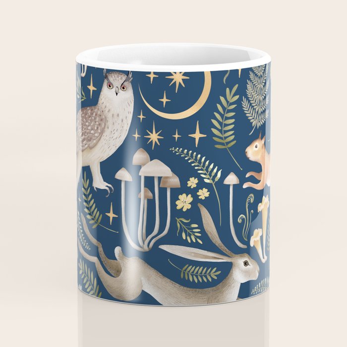 Enchanted Magical Midnight Forest Coffee Mug Gallery Image 4