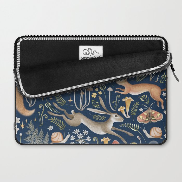 Enchanted Magical Midnight Forest Laptop Sleeve Gallery Image 2