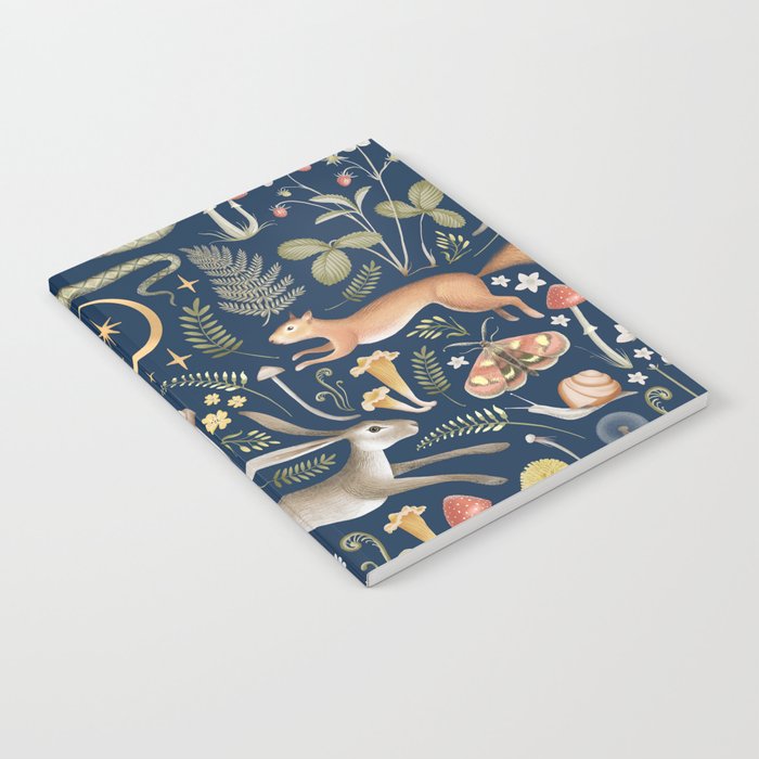 Enchanted Magical Midnight Forest Notebook Gallery Image 1