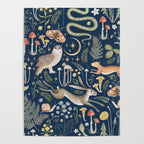 Enchanted Magical Midnight Forest Poster Gallery Image 4