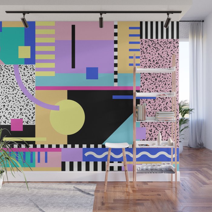 Memphis pattern 119 - 80s / 90s Retro Wall Mural Gallery Image 1
